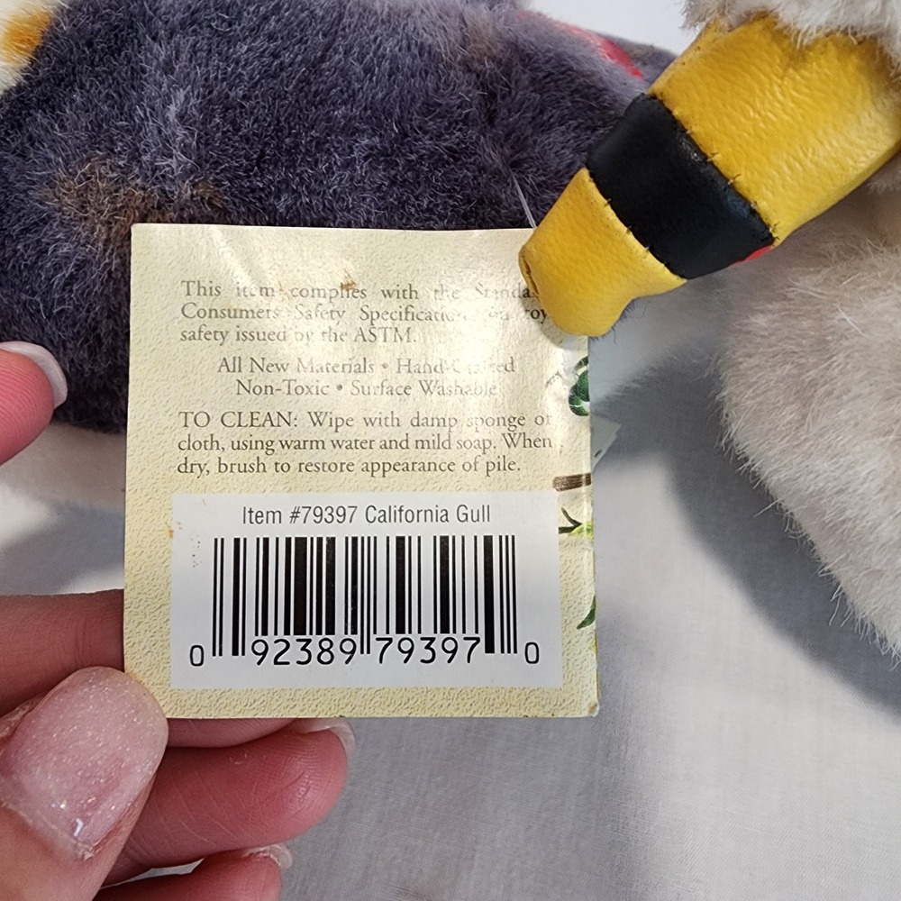 Wild Republic Audubon Birds California Gull Plush Set of 2 Waters Edge SOUND! - Picture 4 of 9